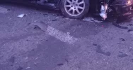 Zderzenie samochodu osobowego z busem - zdjęcie 2