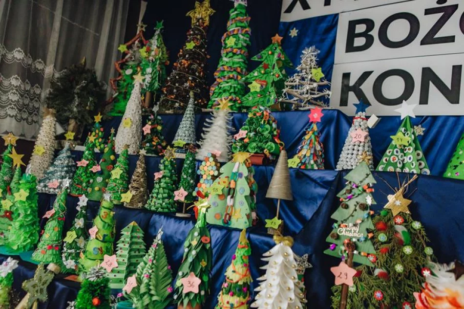 10. Miejsko - Gminny Bożonarodzeniowy Konkurs Plastyczny dla dzieci niepełnosprawnych - „Świąteczna choinka” - zdjęcie 5