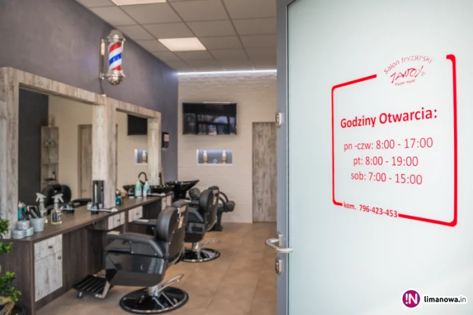 Salon Fryzjerstwa męskiego 'JANOX'w Limanowej już otwarty! - zdjęcie 4