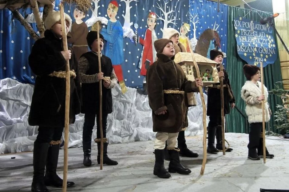 Wysokie miejsca gminnych kolędników na XX Powiatowym Przeglądzie Kolędniczym  - zdjęcie 10