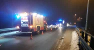 Kolizja na drodze powiatowej - zdjęcie 3