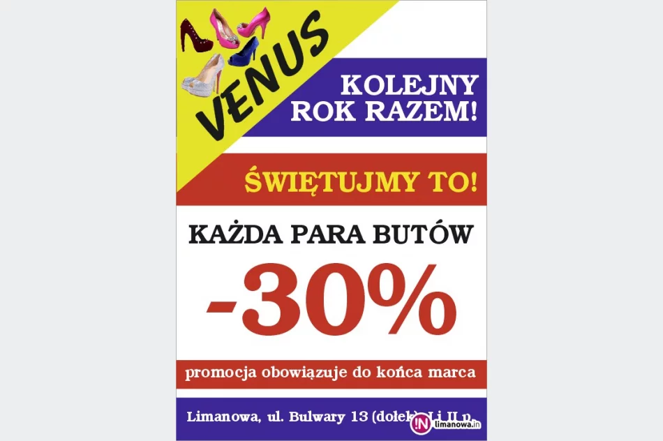 To już 5 lat razem! 30% rabatu na wszystkie modele butów! - zdjęcie 4