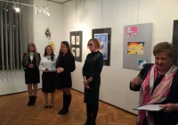 Piękno Dalekiego Wschodu - wernisaż uczennic ze Szkoły Podstawowej Nr 1 w Starej Wsi - zdjęcie główne