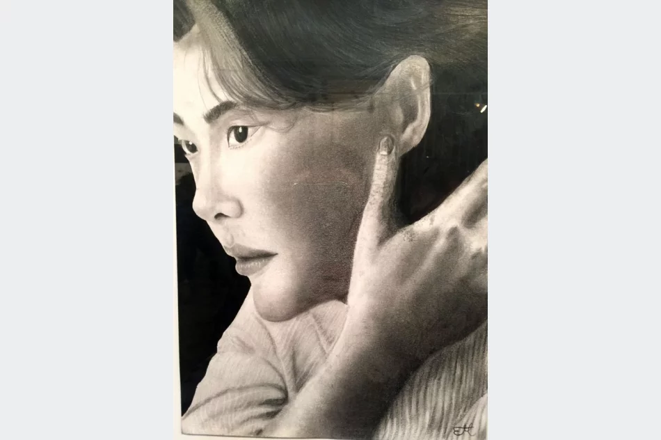 Piękno Dalekiego Wschodu - wernisaż uczennic ze Szkoły Podstawowej Nr 1 w Starej Wsi - zdjęcie 14