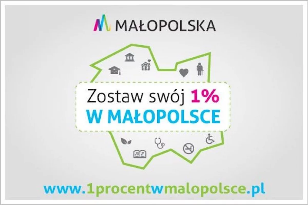 Zostaw 1% podatku w Małopolsce