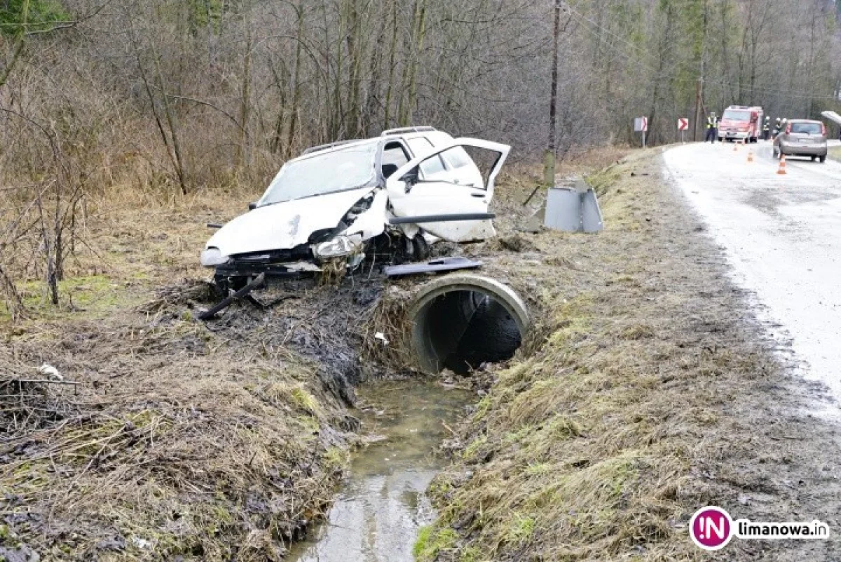 Wjechał do rowu i uderzył w przepust bo miał 2,5 promila