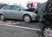 Wypadek na 'krajówce'. Cztery osoby zabrane do szpitala - zdjęcie główne