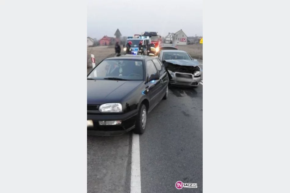 Wypadek na 'krajówce'. Cztery osoby zabrane do szpitala - zdjęcie 2