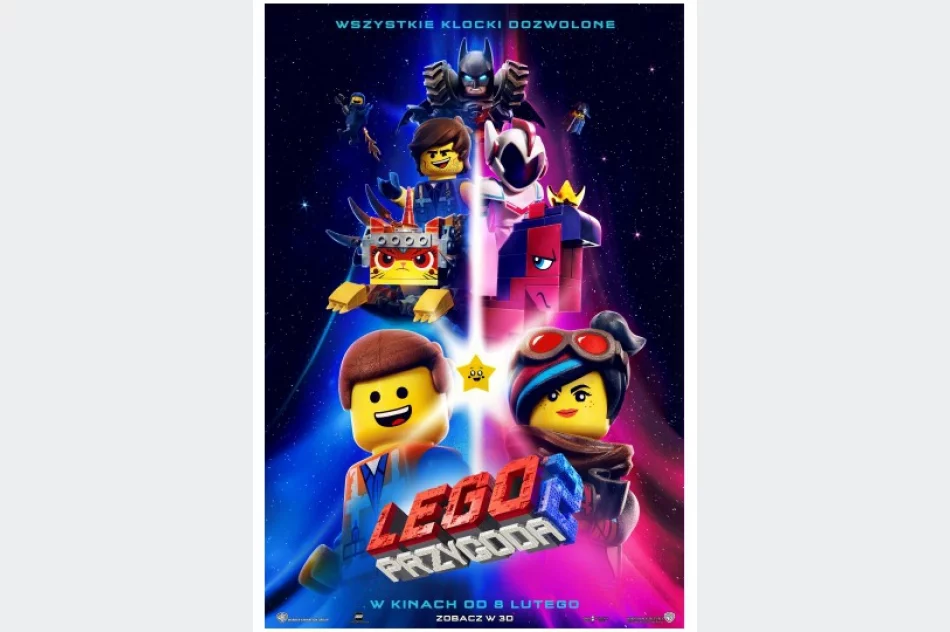 Premiera w Kinie Klaps - "Lego: Przygoda 2" na ekranie od 8 lutego! - zdjęcie 2