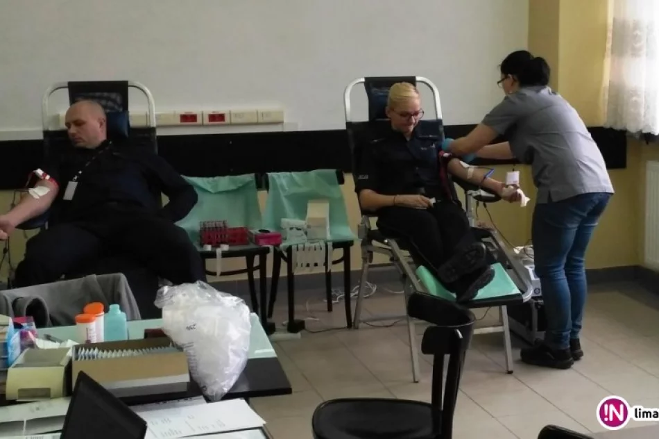 Limanowscy funkcjonariusze 'spoKREWnieni służbą” - zdjęcie 3