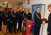 Uroczysty apel w limanowskiej komendzie PSP - zdjęcie główne