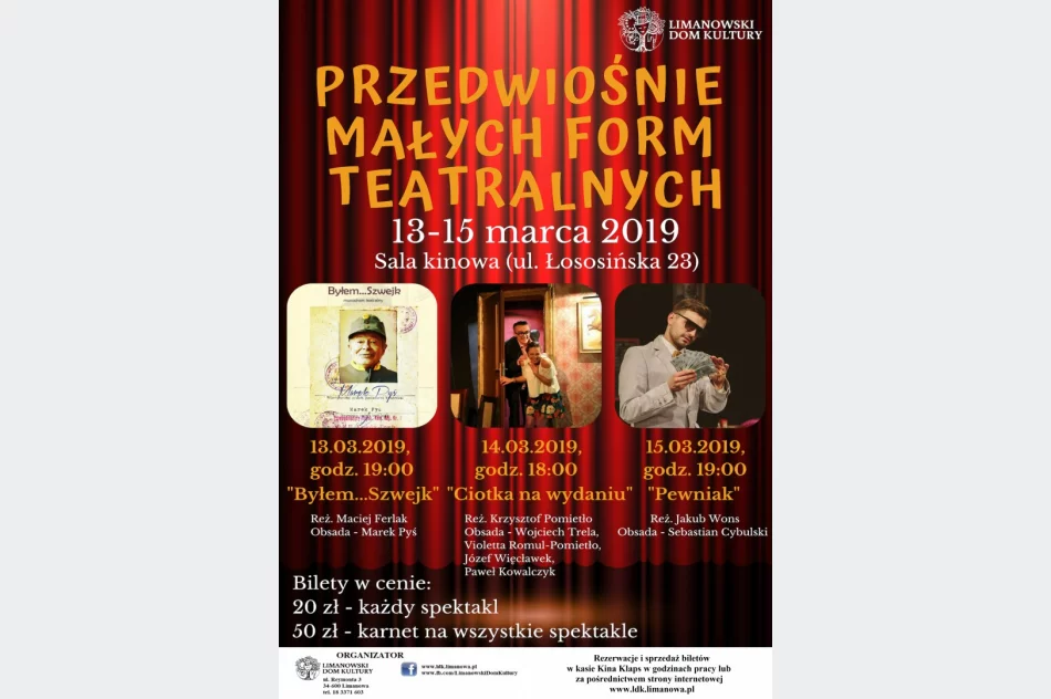 "Przedwiośnie Małych Form Teatralnych" 2019 w LDK! - zdjęcie 2