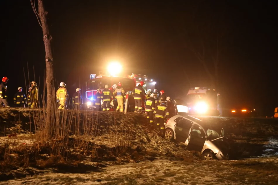 Zderzenie dwóch aut na "krajówce" - zdjęcie 3