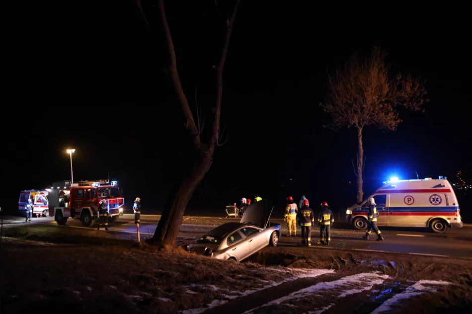 Zderzenie dwóch aut na "krajówce" - zdjęcie 4