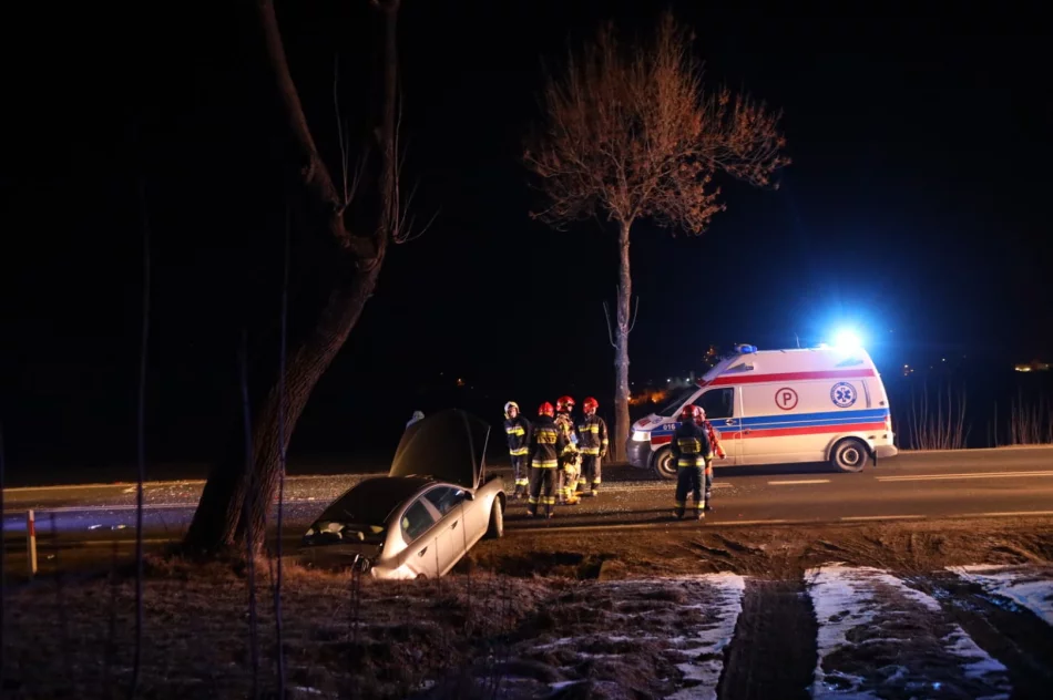 Zderzenie dwóch aut na "krajówce" - zdjęcie 5