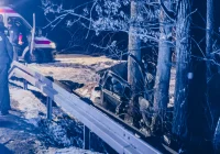 Samochód uderzył w drzewo. Zginął młody kierowca - zdjęcie główne