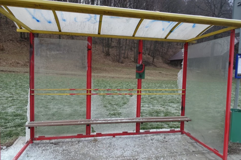 Kolejny raz wandale zniszczyli wiaty przystankowe - zdjęcie 8