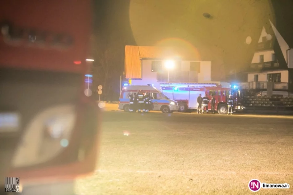 Pijany 53-latek spadł z drzewa. Z poważnymi obrażeniami zabrał go LPR (wideo) - zdjęcie 2