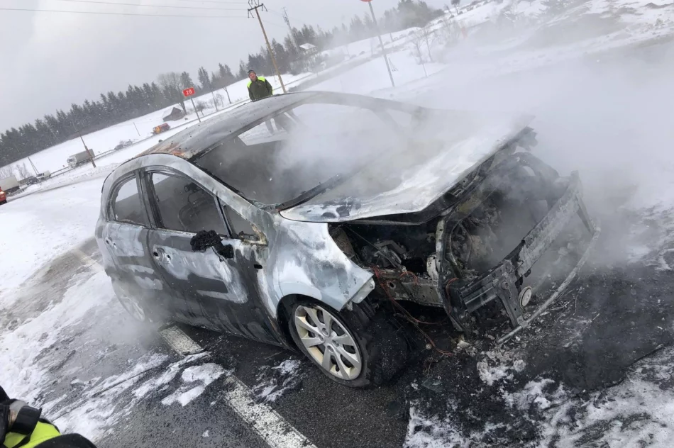 Samochód zapalił się w trakcie jazdy - zdjęcie 10