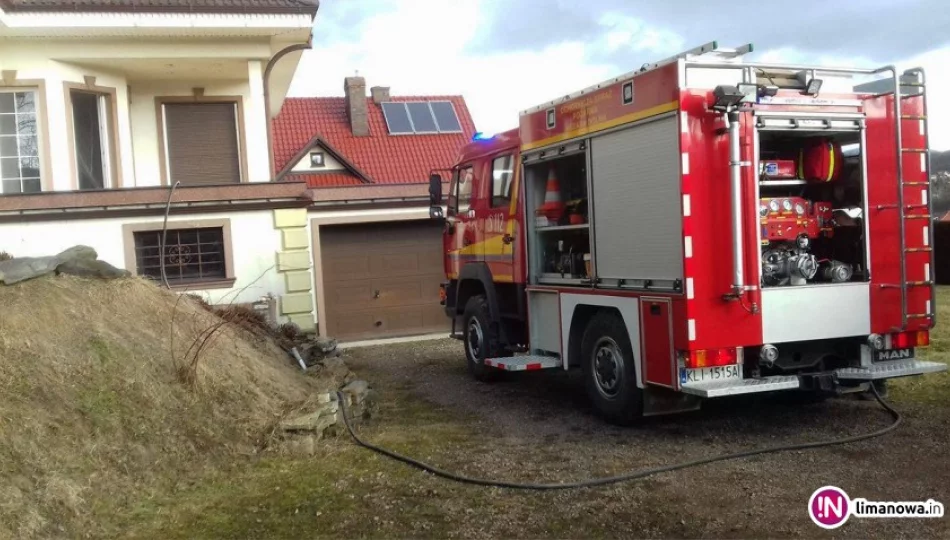 Pożar na poddaszu domu - zdjęcie 1