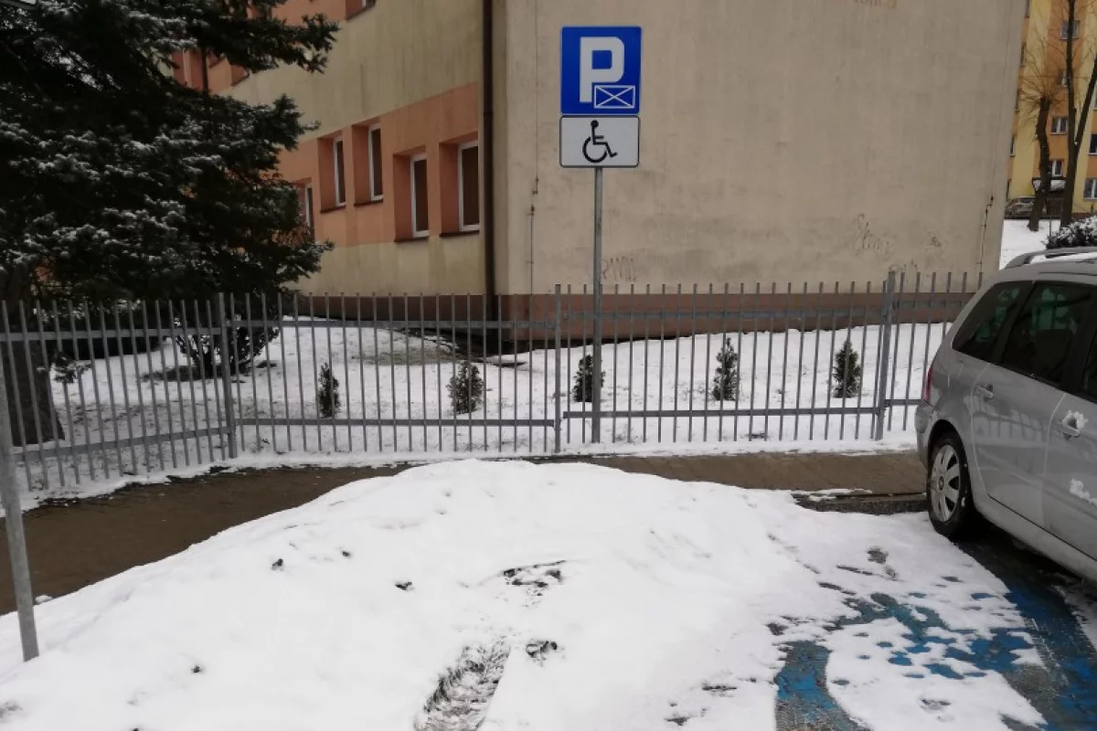 Parking dla śniegu