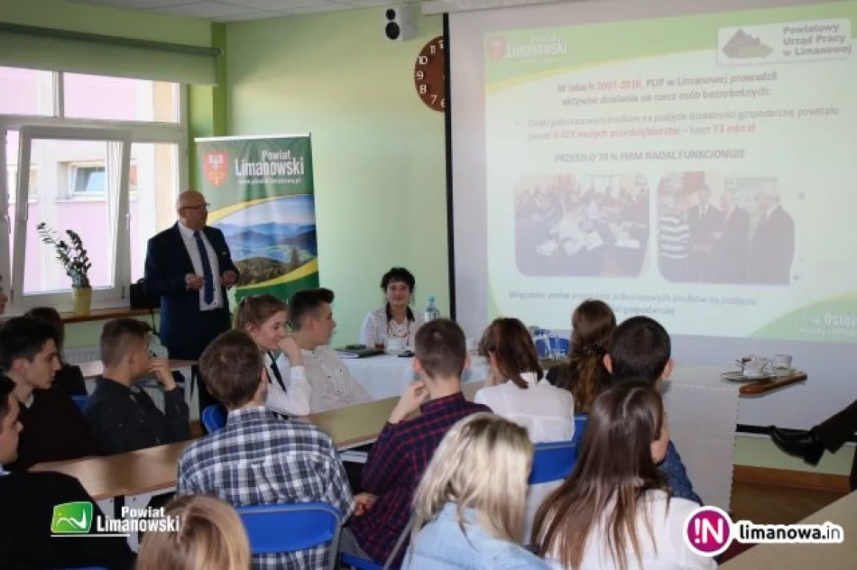 Starosta uczył młodzież zasad przedsiębiorczości - zdjęcie 4