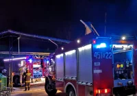 Pożar w zakładzie produkcyjnym - zapaliły się trociny - zdjęcie główne