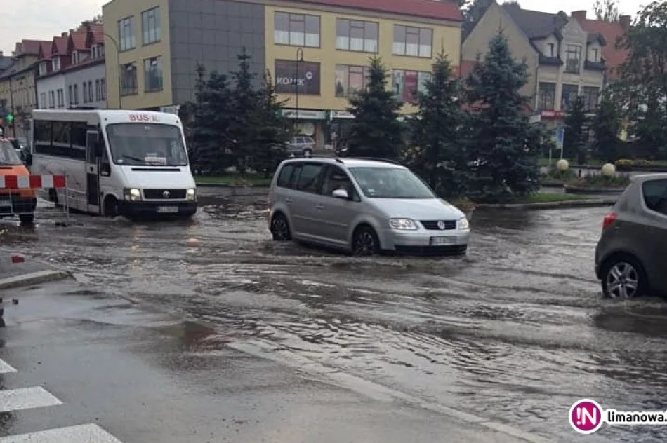 Nad miastem przeszła ulewa - kilkadziesiąt zgłoszeń, zalane m.in. pływalnia i buzodrom - zdjęcie 3