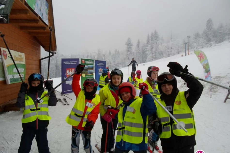 Najmłodsi rywalizowali na stoku pod opieką policjantów - zdjęcie 4