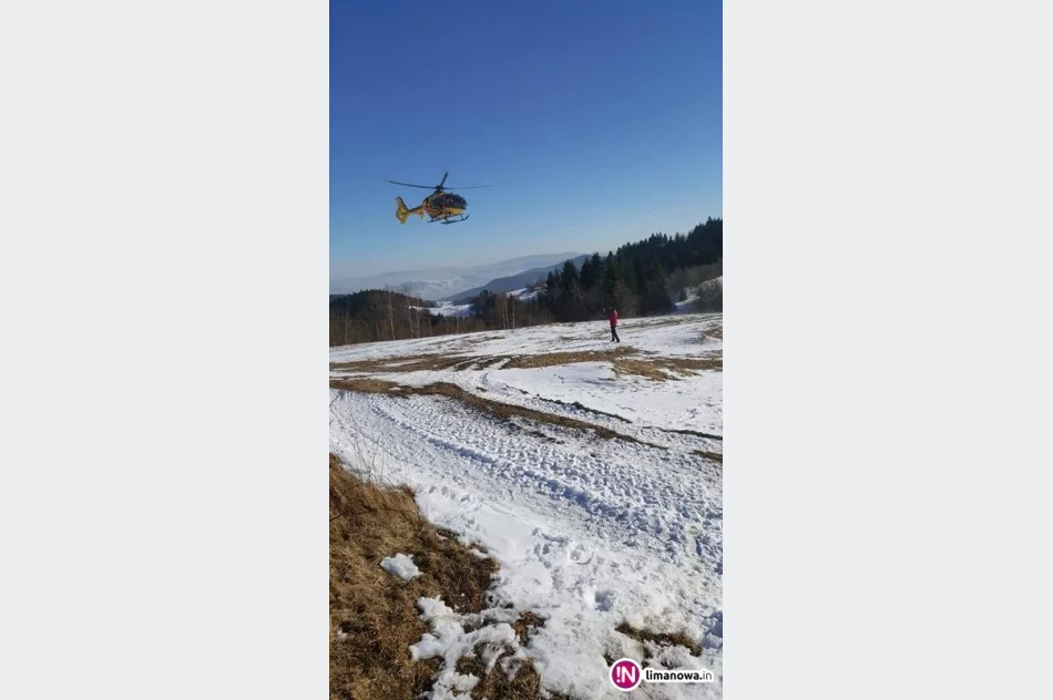 42-latek z poważnym urazem głowy zabrany przez LPR - zdjęcie 2