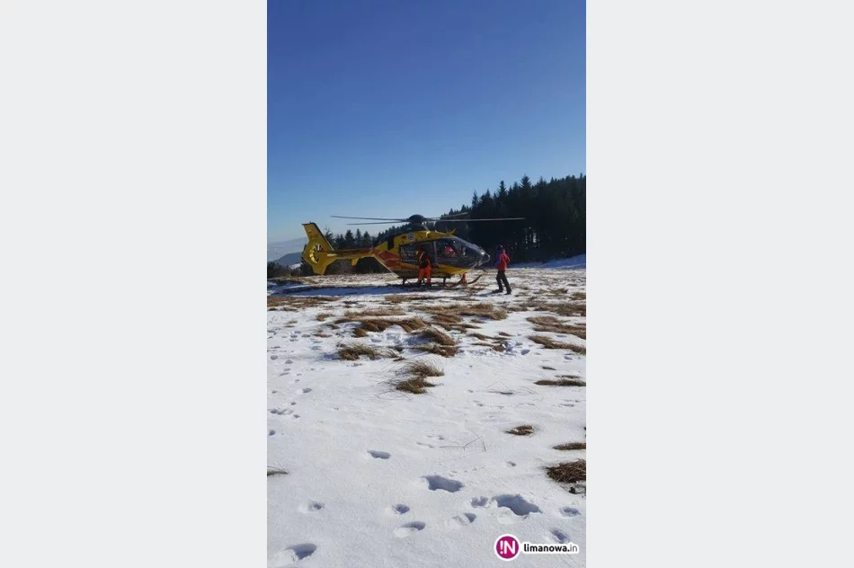 42-latek z poważnym urazem głowy zabrany przez LPR - zdjęcie 3