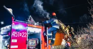 28 strażaków gasiło pożar - zdjęcie 5