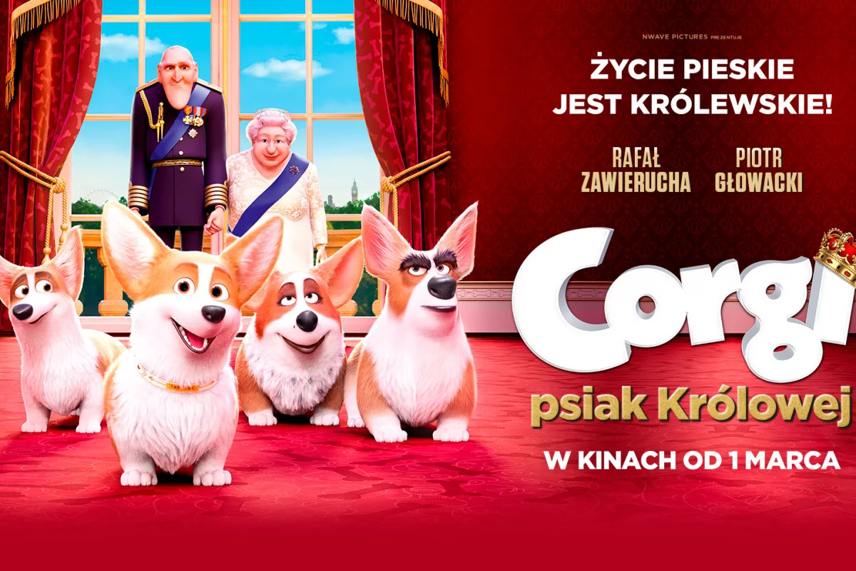 "Corgi, psiak Królowej" od 8 marca w Kinie Klaps!