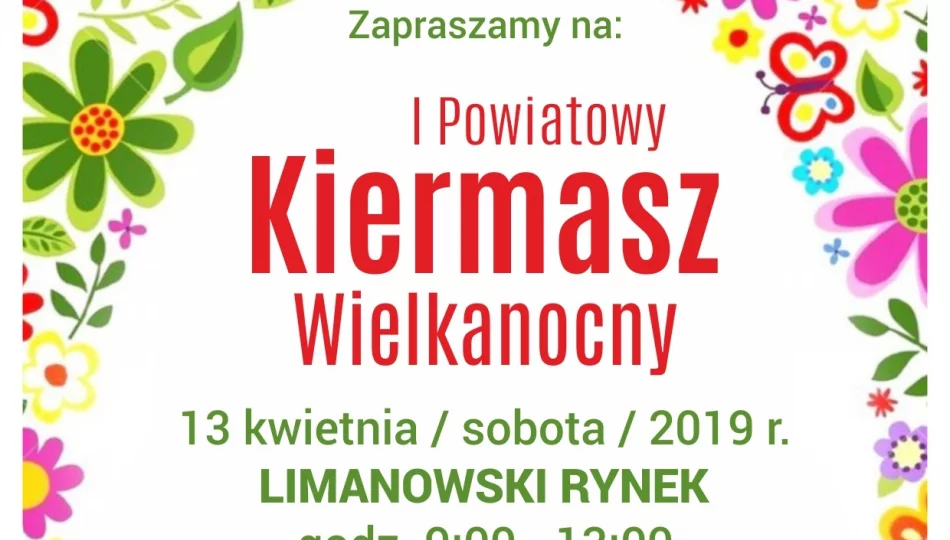 Zaproszenie na Kiermasz Wielkanocny - zdjęcie 1