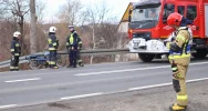 Zderzenie motocykla z samochodem dostawczym - zdjęcie 3