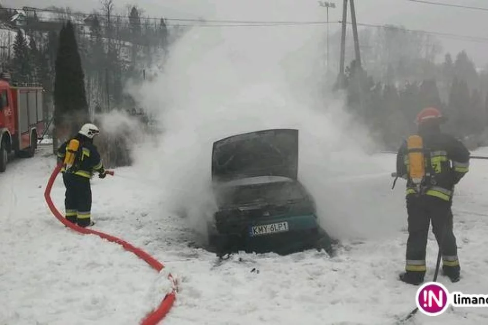 Dwa samochody spłonęły, strażacy uratowali garaż - zdjęcie 2