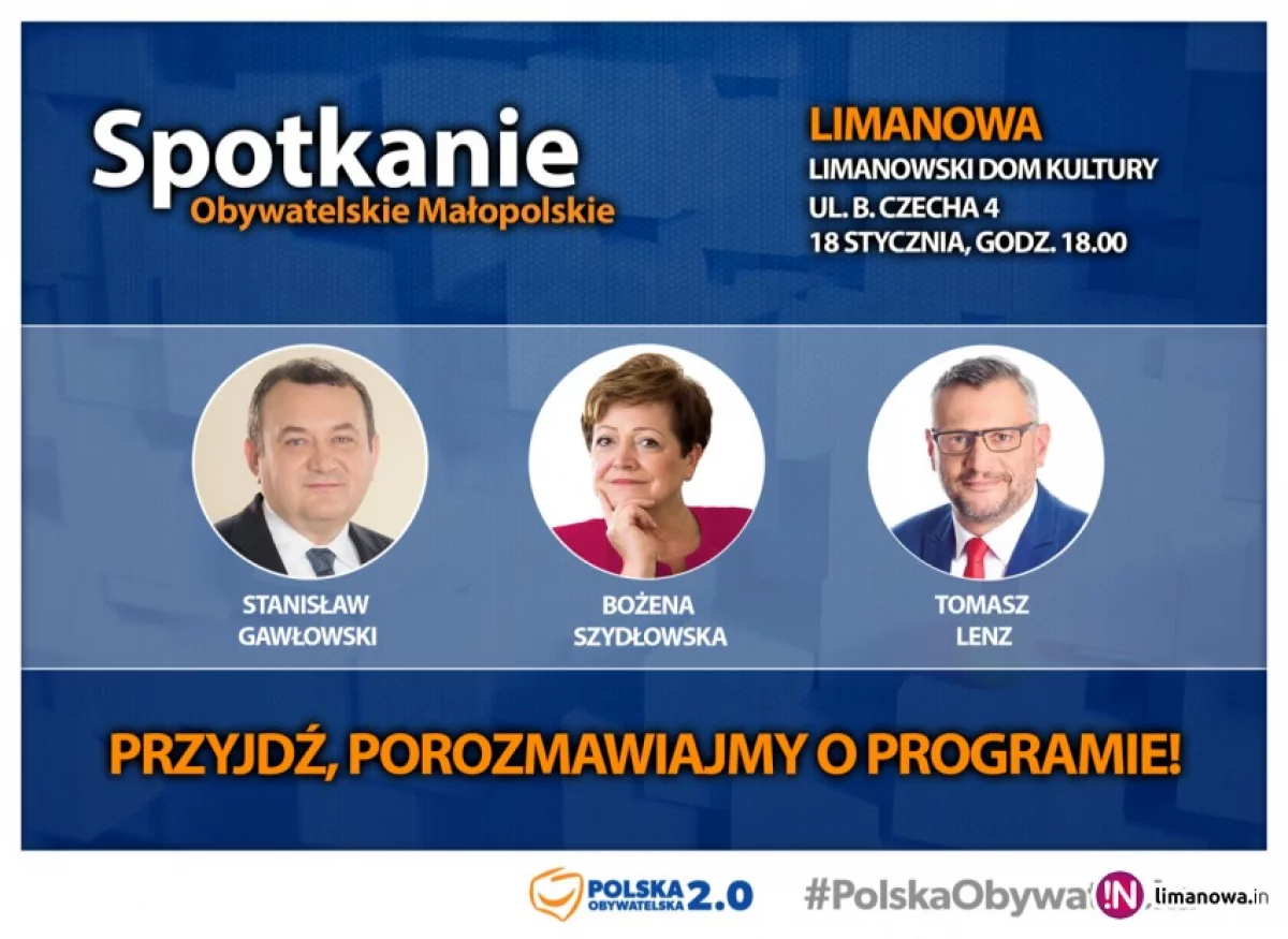 #PolskaObywatelska 2.0 - jutro spotkanie z posłami PO