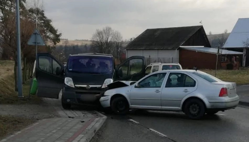 Chciała uniknąć najechania na tył Daewoo, doprowadziła do zderzenia z Oplem - zdjęcie 1