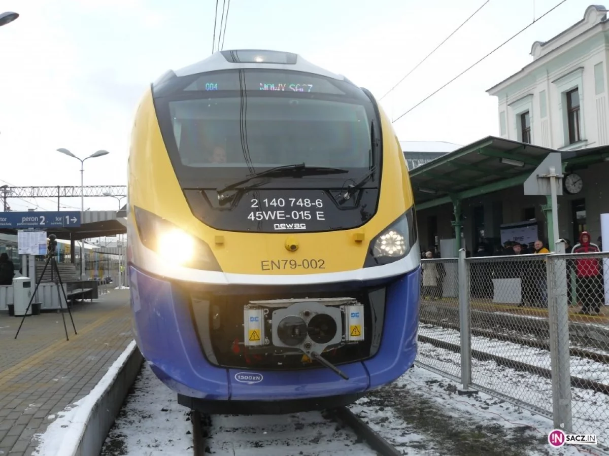 Uwaga! Zmiany w połączeniach kolejowych na trasie Kraków - Nowy Sącz - Krynica