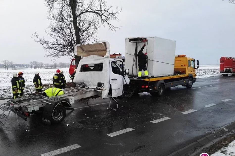 Bus wbił się w drzewo. Zginał 54-letni kierowca - mieszkaniec Limanowszczyzny - zdjęcie 3