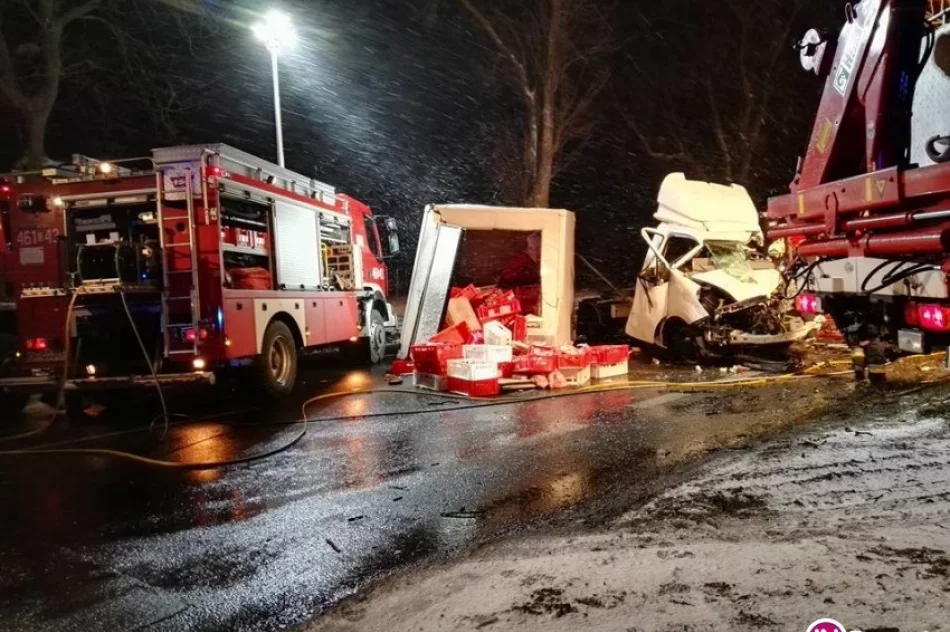 Bus wbił się w drzewo. Zginał 54-letni kierowca - mieszkaniec Limanowszczyzny - zdjęcie 4