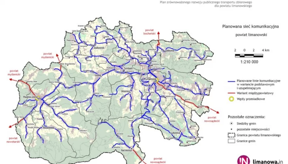 Jest już gotowy plan transportowy dla Limanowszczyzny. Trwają konsultacje - zdjęcie 1