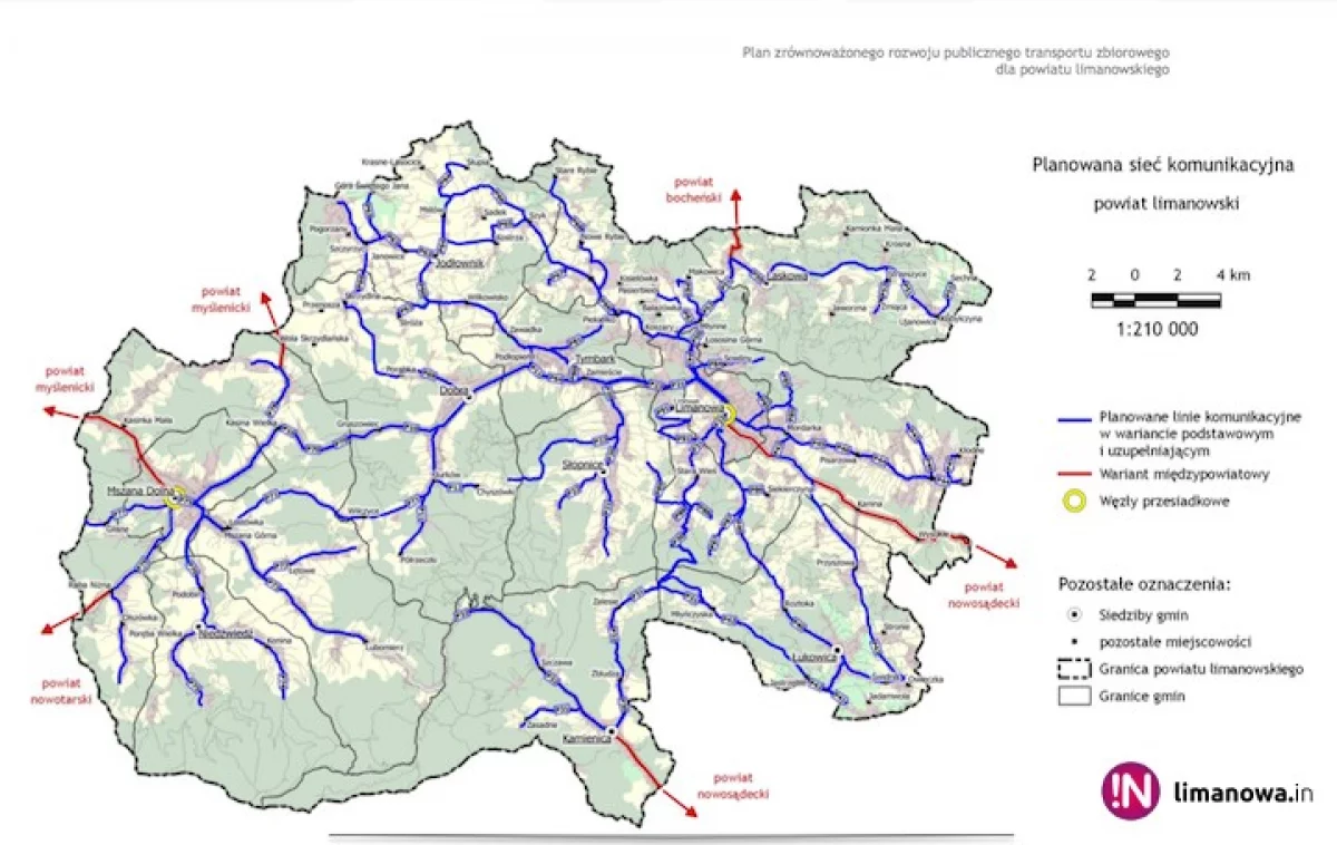 Jest już gotowy plan transportowy dla Limanowszczyzny. Trwają konsultacje