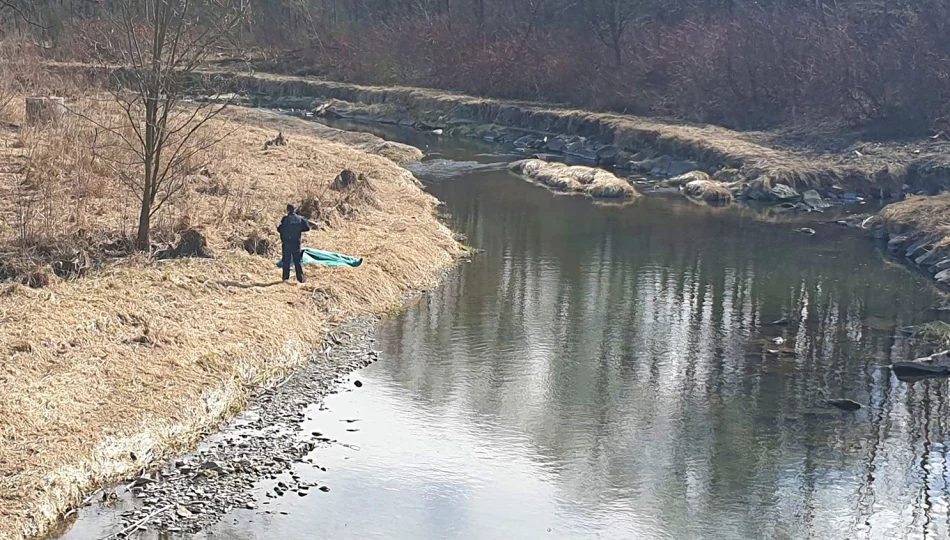 W korycie rzeki znaleziono ciało 59-latka. Mężczyzna był poszukiwany od 2 dni - zdjęcie 1