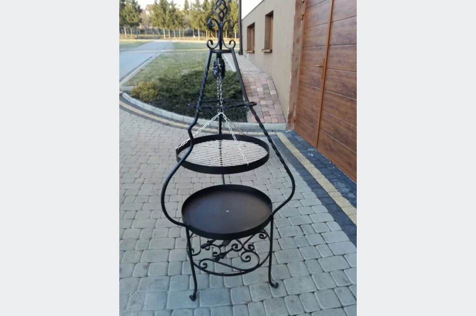 Grill ogrodowy kuty - zdjęcie 5