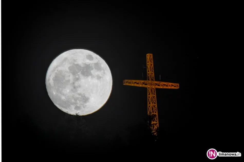 Ostatnie godziny siarczystych mrozów. Zobacz dzisiejszy wschód Księżyca i zjawisko halo (zdjęcia) - zdjęcie 4
