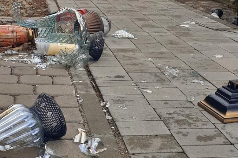 Spustoszenia także na cmentarzach - zdjęcie 15