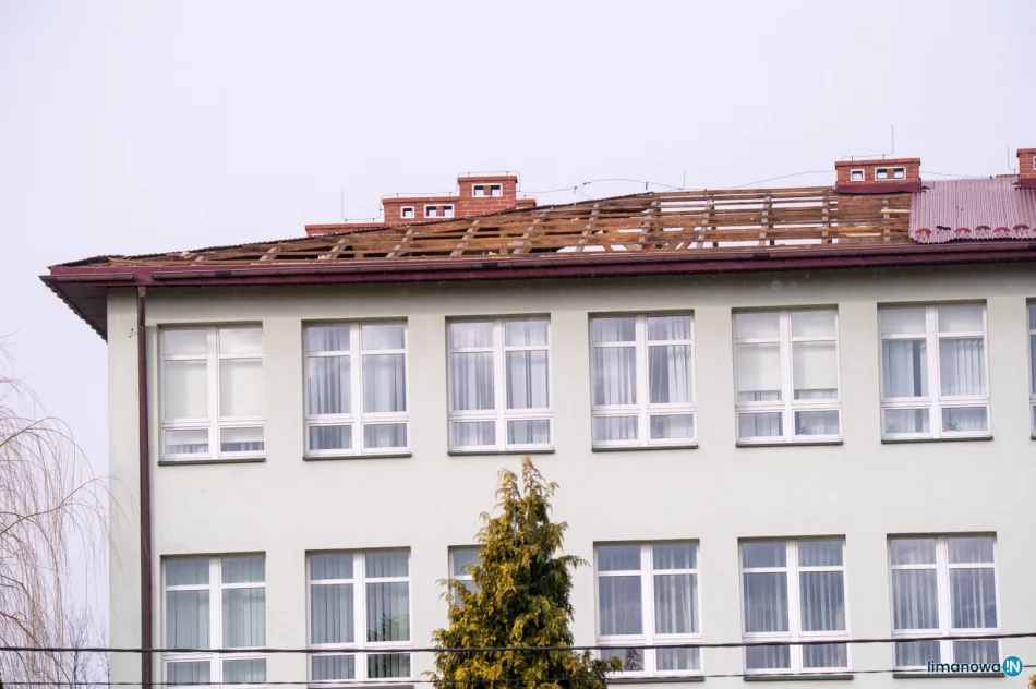 Uczniowie uczestniczą w rekolekcjach na czas zabezpieczenia uszkodzonego dachu szkoły - zdjęcie 4