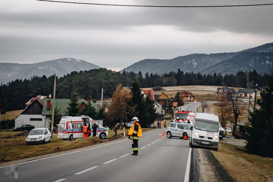 Zderzenie dwóch pojazdów na DK 28 - zdjęcie 3