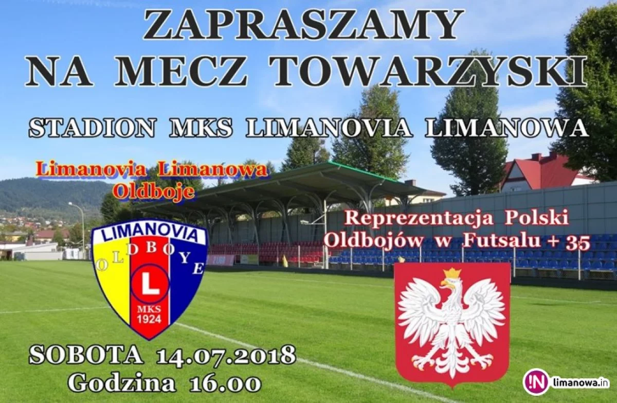 Oldboje Limanovii zagrają z oldbojami reprezentacji Polski w futsalu